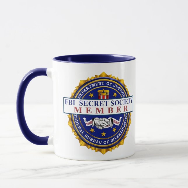 TASSE SOCIÉTÉ SECRÈTE COVFEFE DE FBI (Gauche)