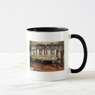 Tasse Sofa découpé, avec le siège de tapisserie,