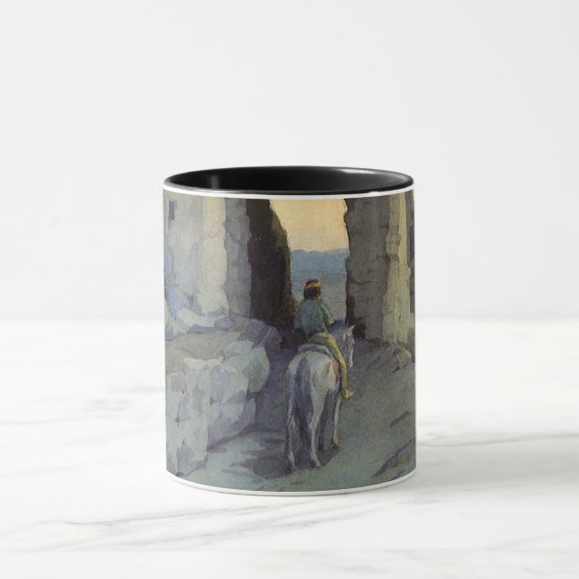 Tasse Soirée, Pueblo de Walpi par Marion Kavagh Wachtel (Centre)