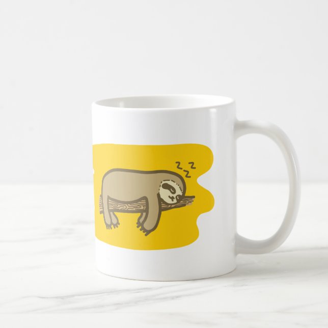 Tasse somnolente de paresse (Droite)