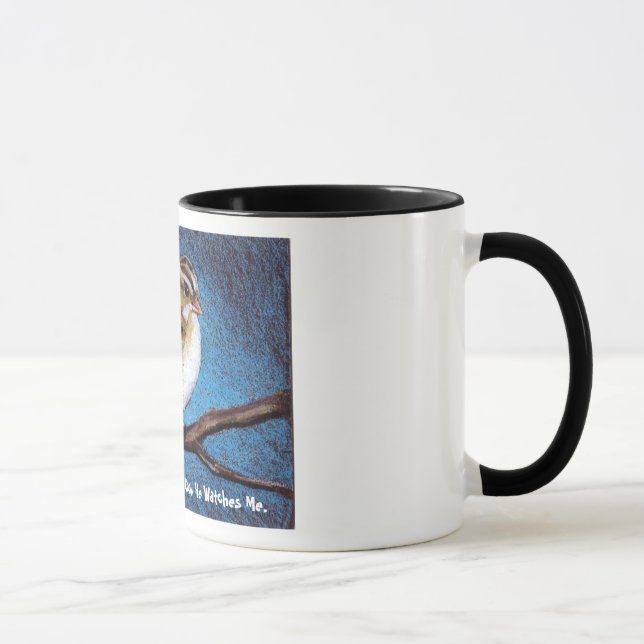 TASSE SON OEIL EST SUR LE MOINEAU : ILLUSTRATION, (Droite)