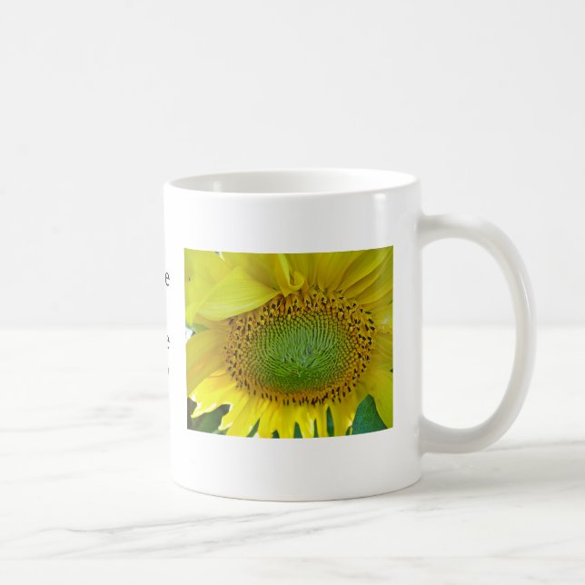 Tasse Sonnenblue, Aufschrift : Bonne journée (Droite)