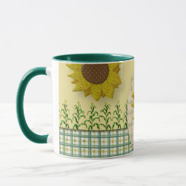 Tasse Sonnenblumen