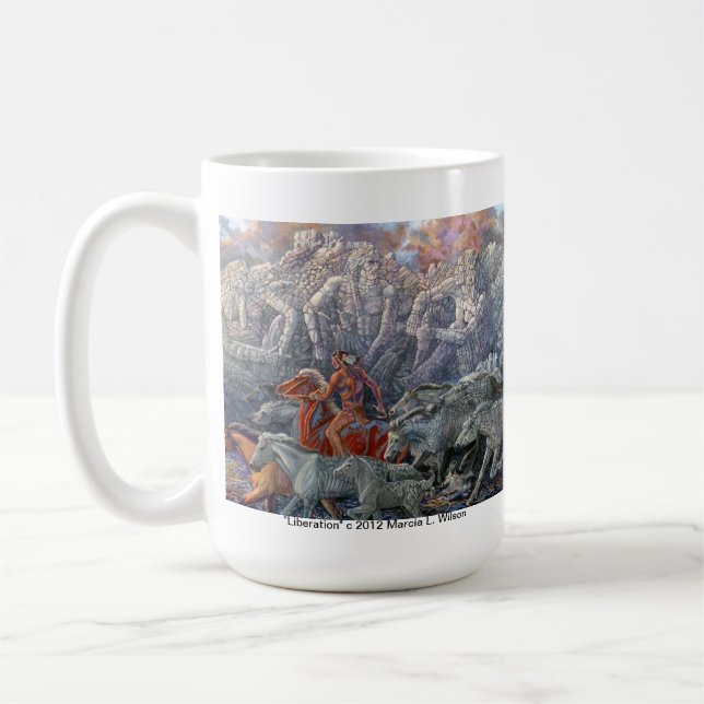 Tasse soumise de Natif américain (Gauche)