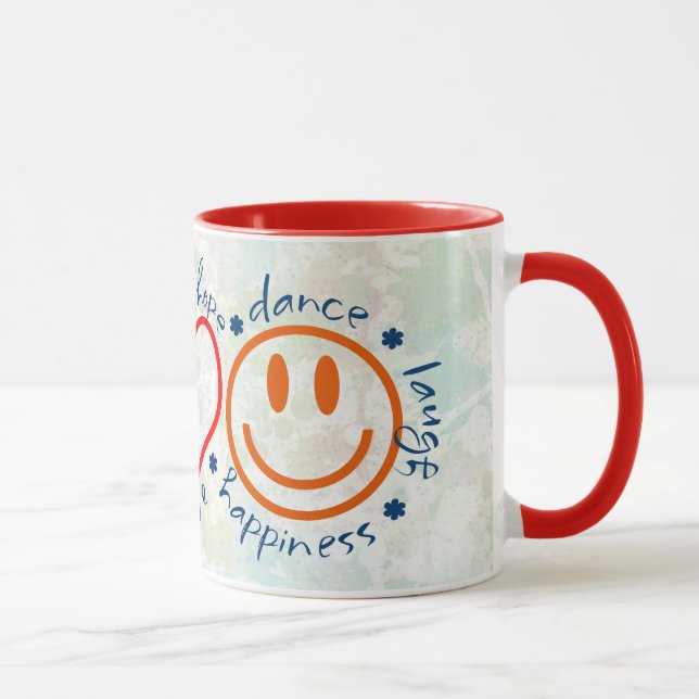 Tasse Sourire d'amour de paix (Droite)