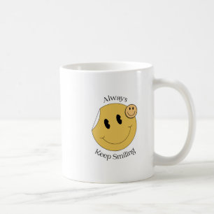 Tasse Sourire Toujours Visage Souriant Motivatio