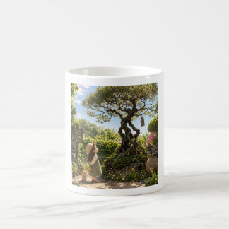 Tasse sous l'arbre pinier 🌲