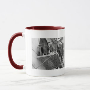 Tasse Sous-vêtements pour Humour sec Photo noir et blanc