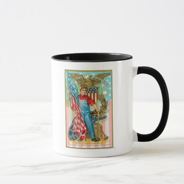 Tasse Souvenir de la fête du travail (Droite)