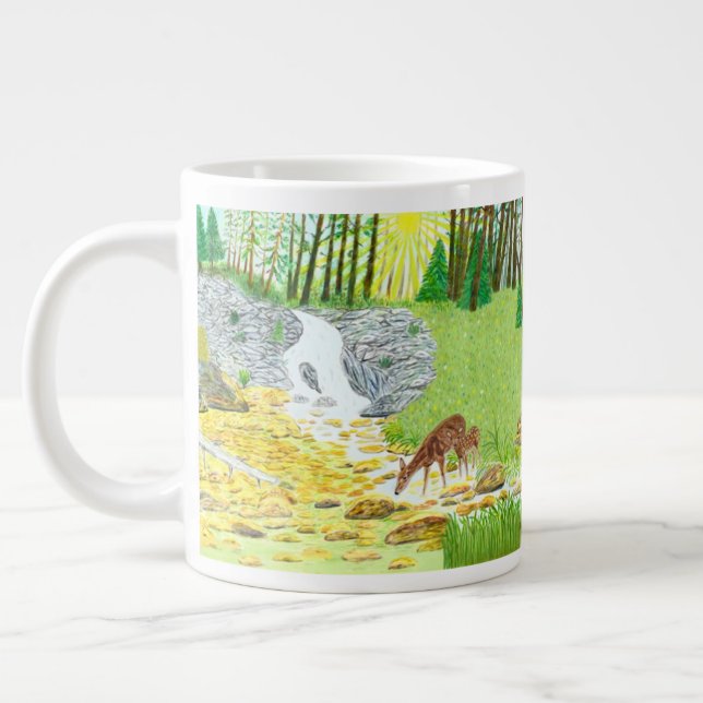 Tasse spéciale biche et faon (Gauche)