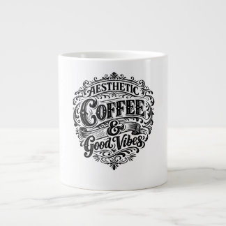 Tasse spéciale citation de café esthétique vintage