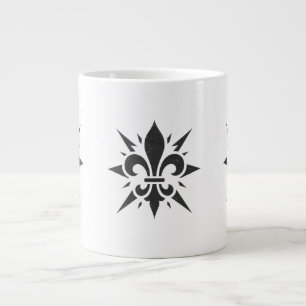 Tasse spéciale "Fleur-de-lis stylisée"