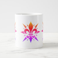 Tasse spéciale "Fleur-de-lis stylisée"