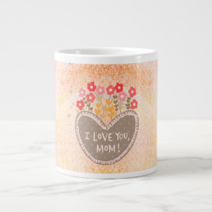 Tasse spéciale pour la fête des mères 'Je t'aime m