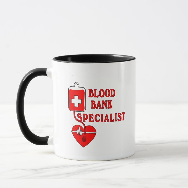 TASSE SPÉCIALISTE DE LA BANQUE SANGUINE (Gauche)