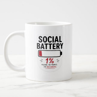 Tasse spécialité batterie sociale faible | Introve