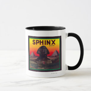 Tasse Sphinx LabelLindsay orange, CA