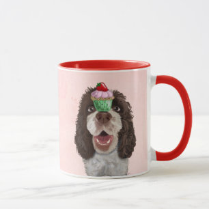 Tasse Springer Spaniel avec Cupcake 2