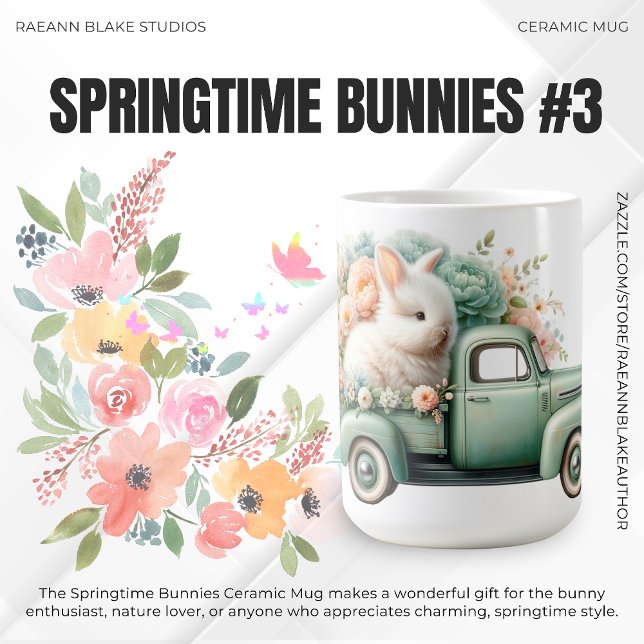 Tasse "Springtime Bunnies" zur Keramik (Von Creator hochgeladen)