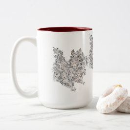 Tasse: Squeaky Zweifarbige Tasse