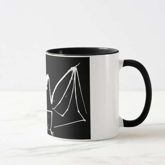 Tasse Squelette de batte (Droite)