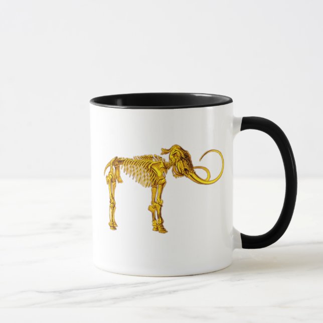 Tasse Squelette de mammouth d'or (Droite)