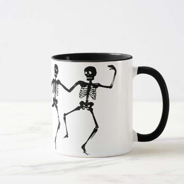 Tasse Squelettes de danse (Halloween) (Droite)