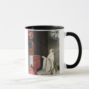 Tasse St Bernard et la Vierge
