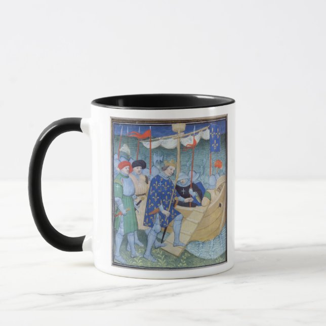 Tasse St Louis s'embarquant pour les croisades (Gauche)