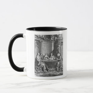 Tasse St Vincent de Paul et Jules cardinal Mazarin