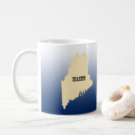 Tasse - Staat Karte mit Stadt verwalten