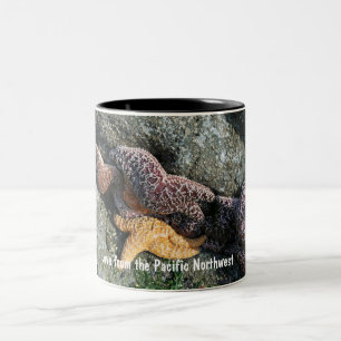 Tasse: Starfish-Liebe von PNW Zweifarbige Tasse