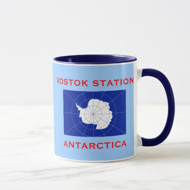 Tasse Station de recherche russe Vostok Antarctique (Droite)