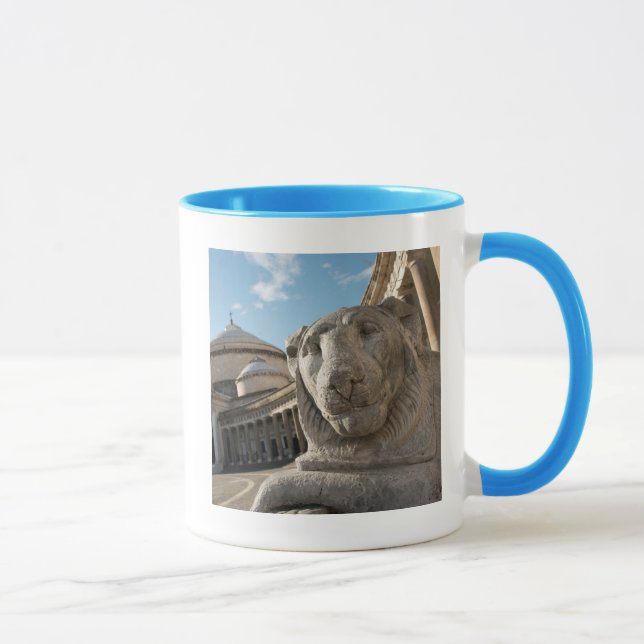 Tasse statue de lion devant San Francesco di Paola (Droite)