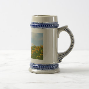 Tasse Stein Prairie Fleur de Pavot Ciel Bleu cadea