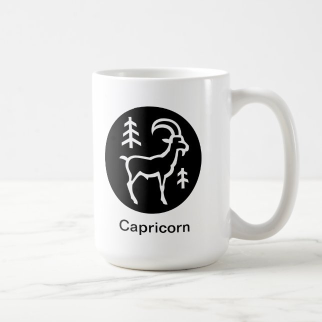 Tasse - Steinbock im Kreis (Rechts)