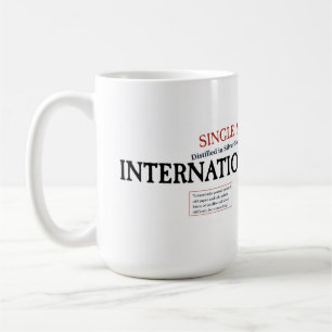 Tasse/Steine/Thermalkaffees "Weißes Etikett" Kaffe Kaffeetasse