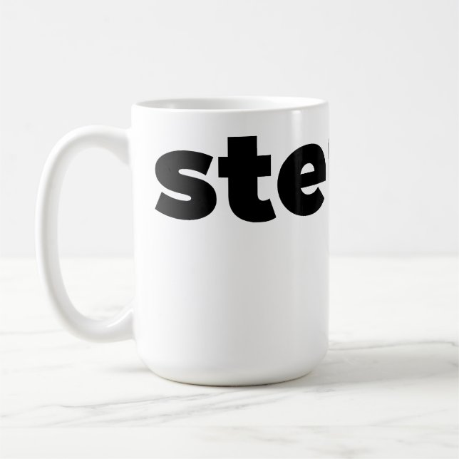 Tasse Steups - Noir (Gauche)