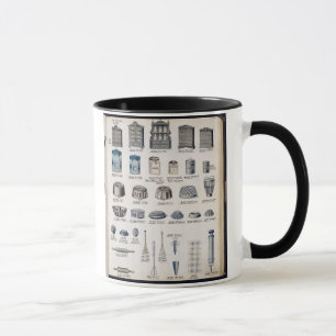 Tasse Stockage et ustensiles de cuisine d'un catalogu