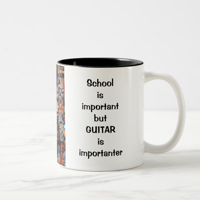 Tasse stoppée importante de guitare de jeu de (Droit)