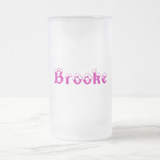 Tasse Style-Givrée par nom de Brooke-