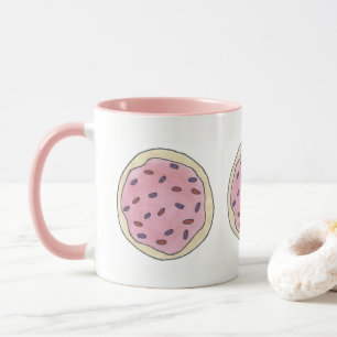 Tasse Sucre Gelé Rose Cookie Saupoudrer De Cuisson Alime