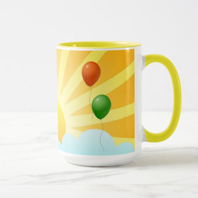 Tasse Sunshine und Balloons (Rechts)