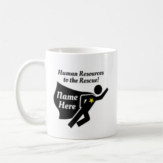 Tasse Super-héros du Bureau des Ressources Humaine