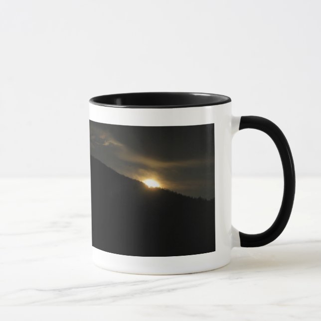 Tasse Super Moon sur Washington Mountain (Droite)