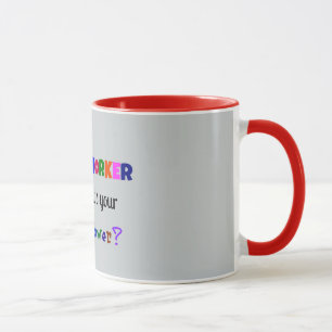 Tasse Super puissance du travailleur social