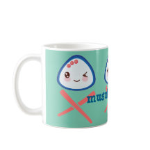Tasse superbe de meurtre de Kawaii Musubi