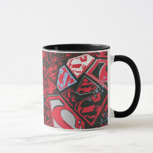 Tasse Supergirl Stary Red Pattern