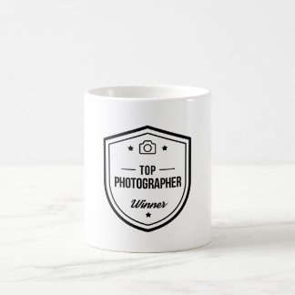 Tasse supérieure de gagnant de photographe