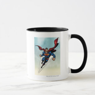 Tasse Superman saute vers le haut